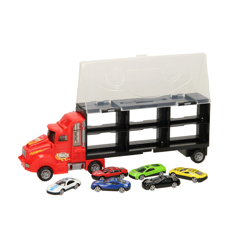Load image into Gallery viewer, Opberg autotransporter - rood