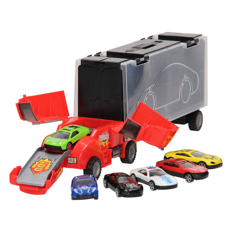 Load image into Gallery viewer, Opberg autotransporter - rood