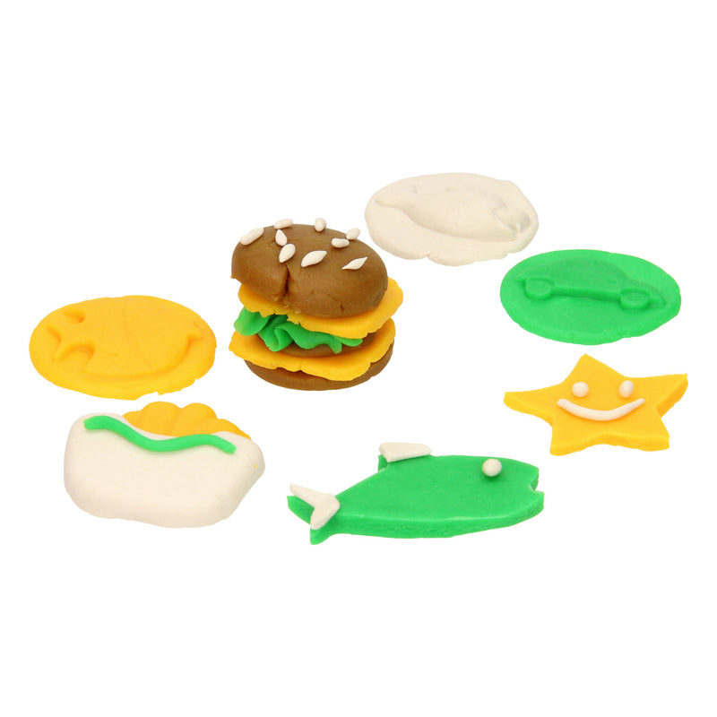 Load image into Gallery viewer, Kleiset fastfood - 4 kleipotjes - 10dlg.