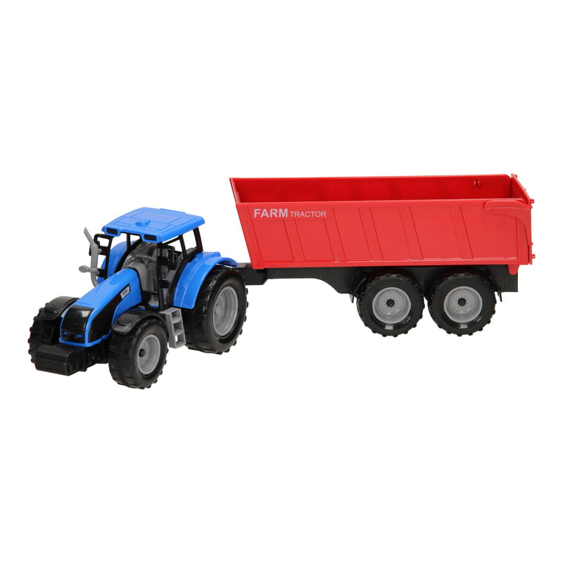 Load image into Gallery viewer, Tractor met Aanhanger 1:32