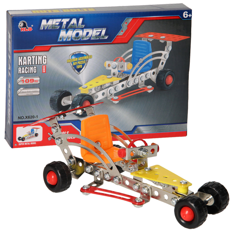 Load image into Gallery viewer, Lobbes speelgoed bv constructie metaal raceauto, 109dlg.