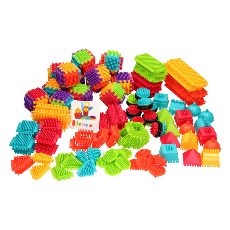 Load image into Gallery viewer, Bloko bristle blokken in opbergbox, 200dlg.