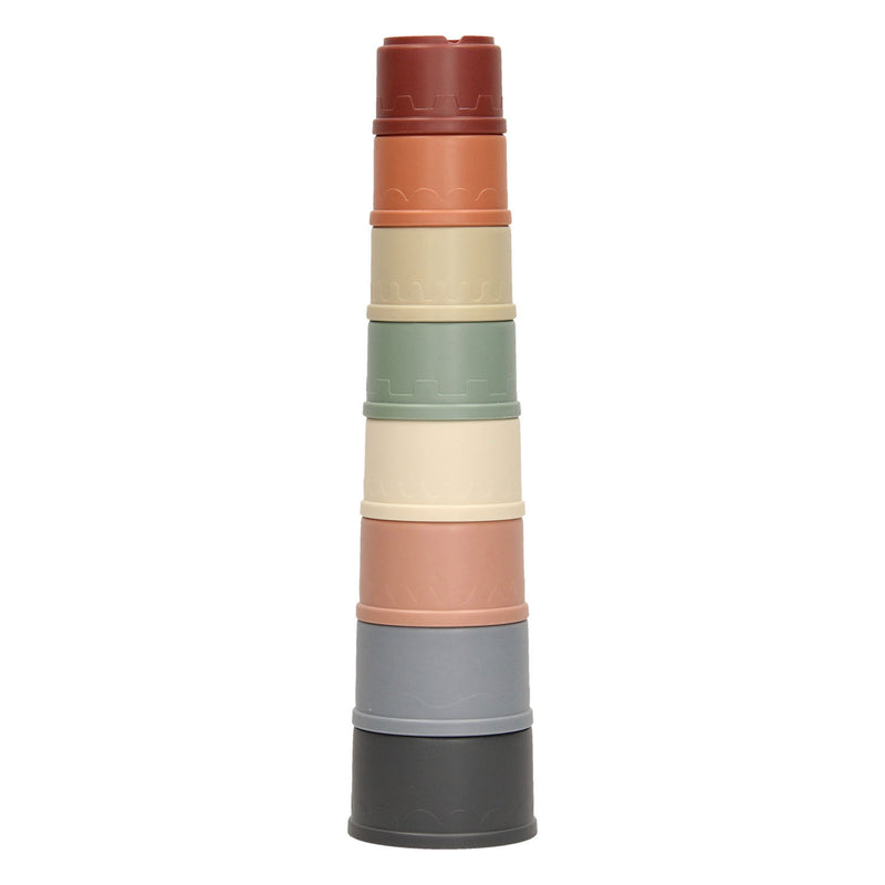 Load image into Gallery viewer, Lobbes stapelbekers pastel, 8dlg.