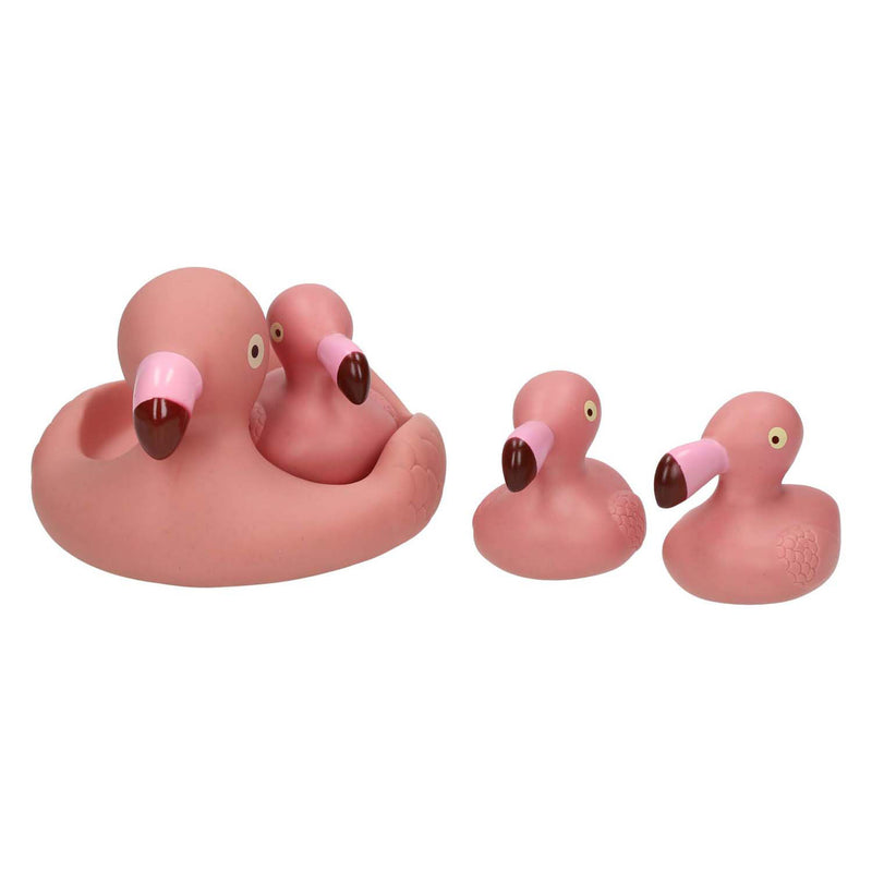 Laden Sie das Bild in Galerie -Viewer, Baddieren flamingo familie, 4dlg