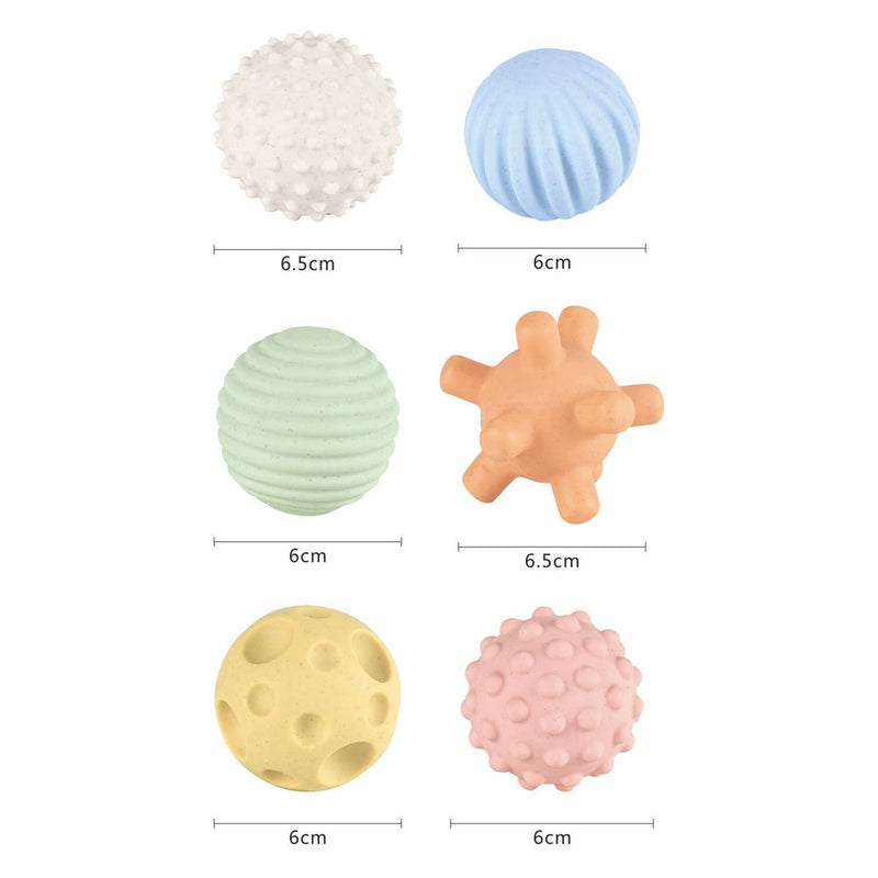 Load image into Gallery viewer, Motoriek en zintuigballen pastel, 6st