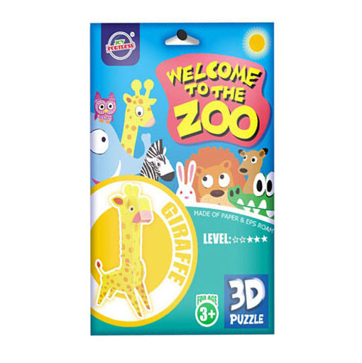 Load image into Gallery viewer, Bouwpakket 3d giraffe