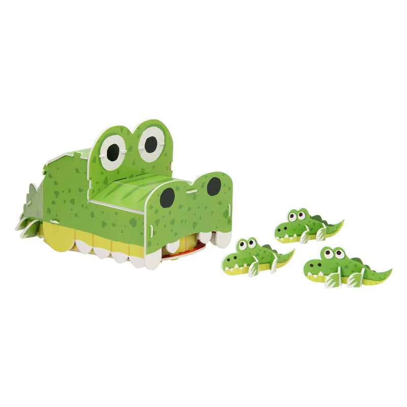 Load image into Gallery viewer, Bouwpakket 3d krokodil