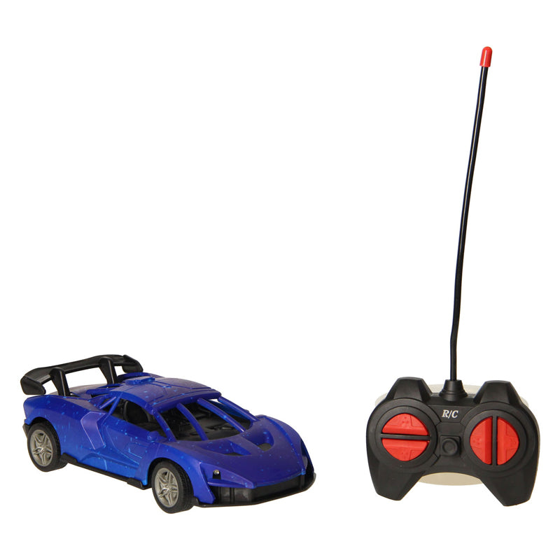 Load image into Gallery viewer, Rc racewagen blauw zwart bestuurbare auto