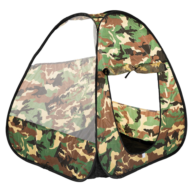 Afbeelding laden in galerijviewer, Lobbes camouflage speeltent pop-up voor kinderen - speelplezier tent.