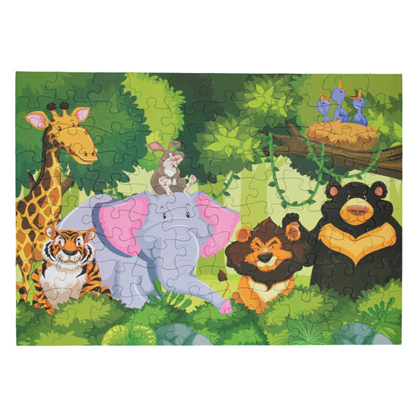 Laden Sie das Bild in Galerie -Viewer, Vloerpuzzel wilde dieren groen, 100st.