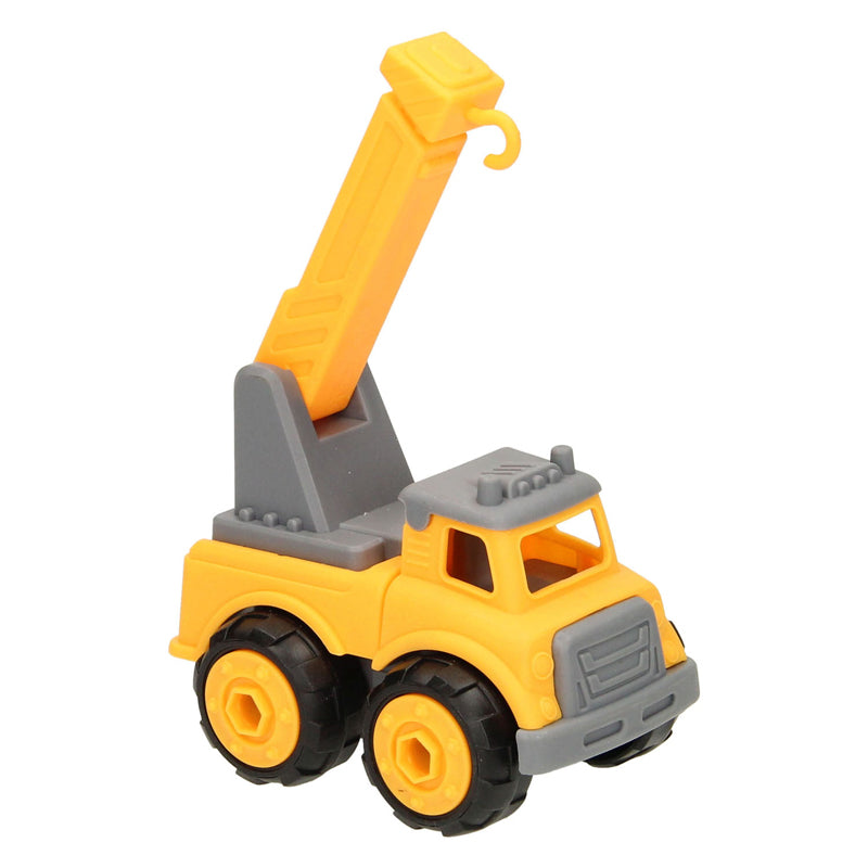 Cargue la imagen en el visor de la galería, Constructiewagen met schroefbare wielen - geel