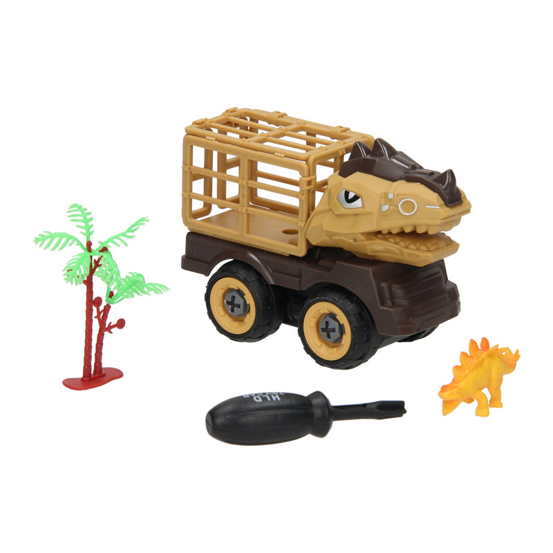 Load image into Gallery viewer, Bouw auto dino met kooi