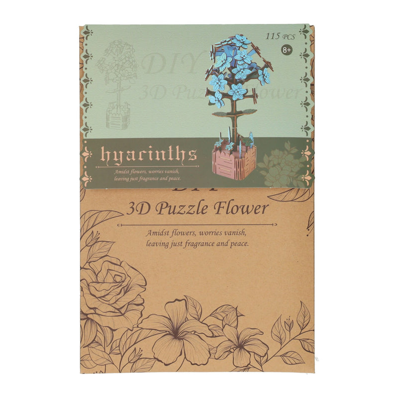 Load image into Gallery viewer, Lobbes houten 3d bouwpakket hyacint - 115dlg.