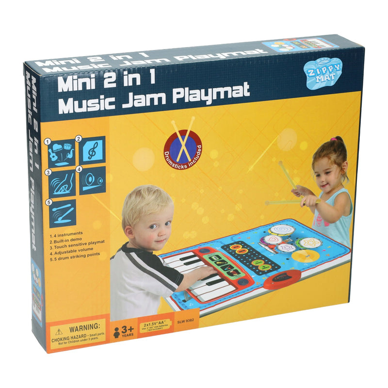 Load image into Gallery viewer, Lobbes muziek mat met piano drums