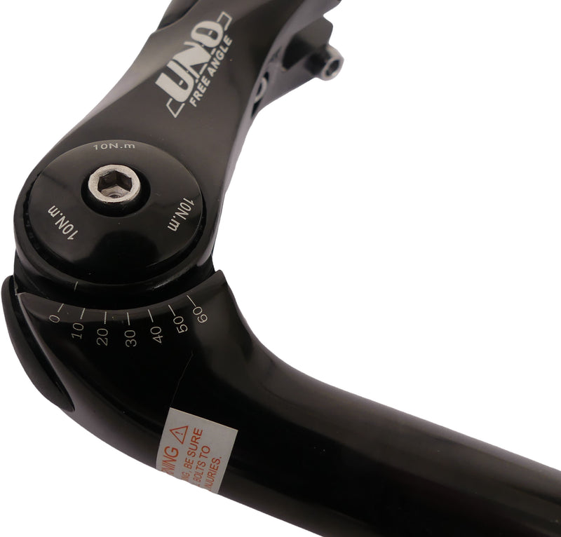 Load image into Gallery viewer, stuurpen verstelbaar 110mm x 22.2mm, Zwart