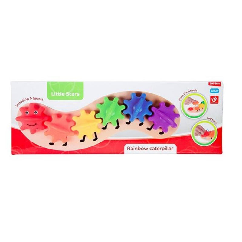 Afbeelding laden in galerijviewer, Toi-toys little stars regenboog tandwielrups