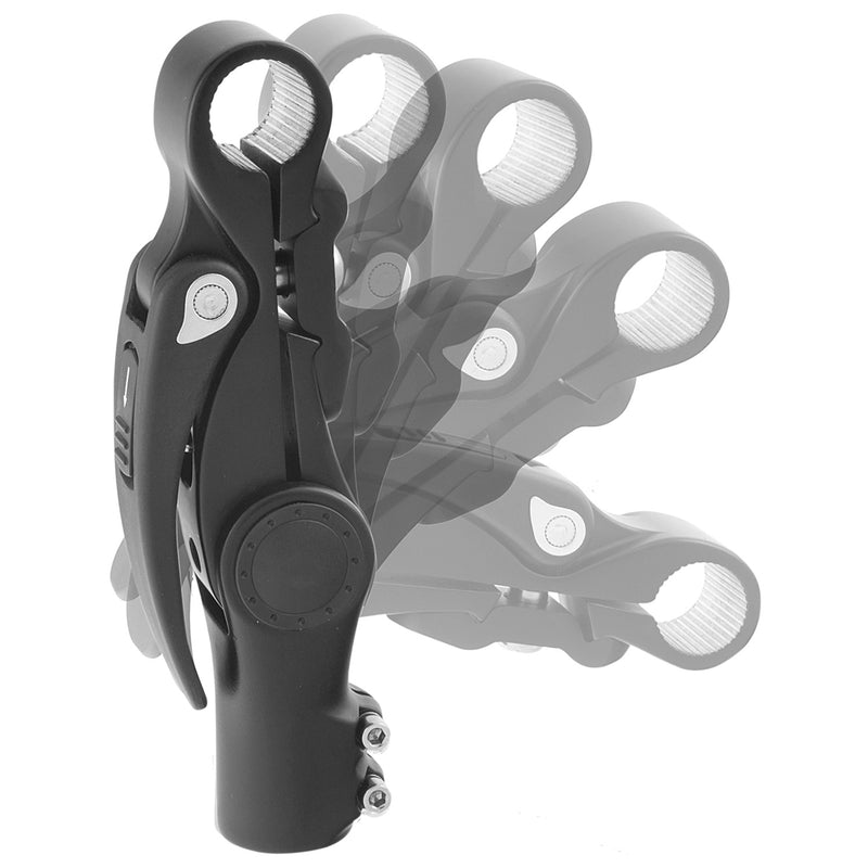 Load image into Gallery viewer, Pro Stuurpen verstelbaar met hevel 31,8 110 28,6 mm mat zwart