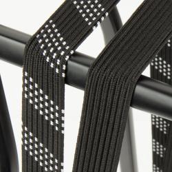 Load image into Gallery viewer, Widek SUV veiligheidsbinder 24mm met zwarte stalen haak zilver zwart