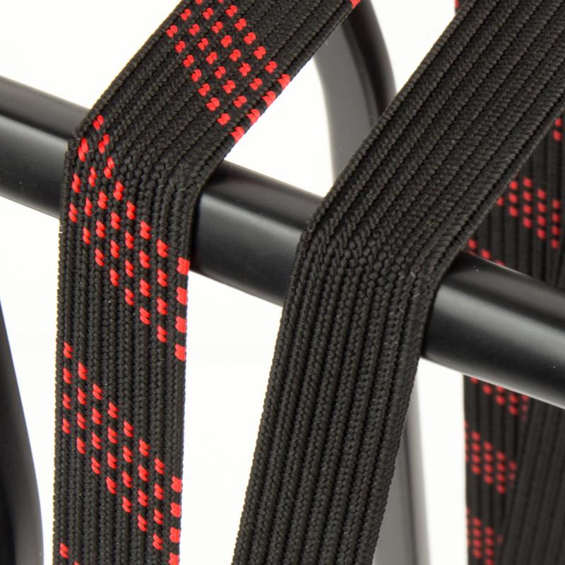 Load image into Gallery viewer, Widek SUV veiligheidsbinder 24mm met zwarte stalen haak vuurrood zwart