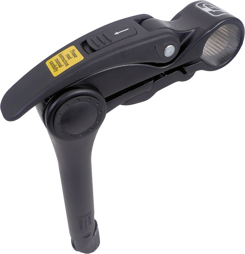 Load image into Gallery viewer, Bikkel Stuurpen verstelbaar 25.4mm 31.8ø zwart 180mm in doos