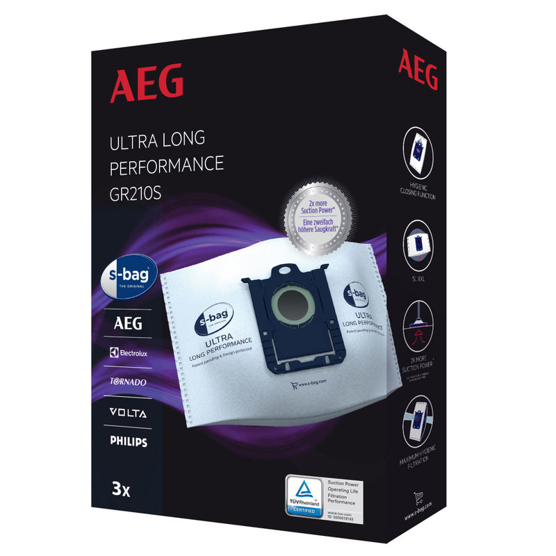 Laden Sie das Bild in Galerie -Viewer, Aeg s-bag ult.long per.gr.210s