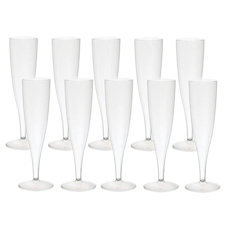 Load image into Gallery viewer, Duni crystallo champagneglazen 13.5 cl 10 stuks transparant