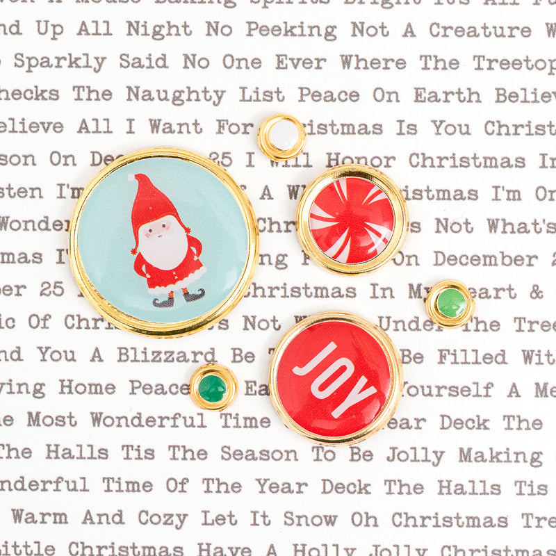 Load image into Gallery viewer, Pebbles • cozy bright decorative brads 6