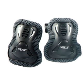 Load image into Gallery viewer, Alert sport skate beschermset kinderen 3 delig (maat m) zwart | 2 stuks