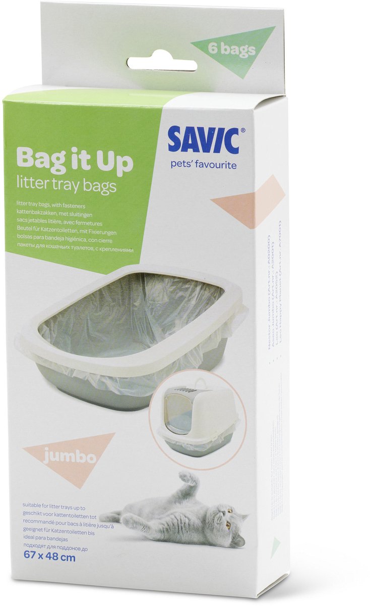 ギャラリービューアに画像をロードする, Savic bag it jumbo kattenbakzak voor nestor jumbo aseo jumbo leo