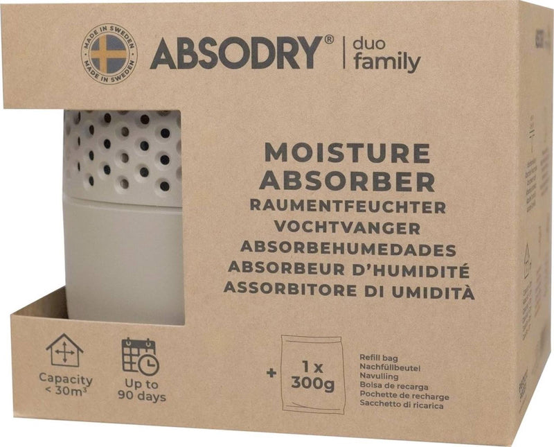 ギャラリービューアに画像をロードする, Absodry duo family bag vochtvanger series 3 nougat - inclusief 1 vulling