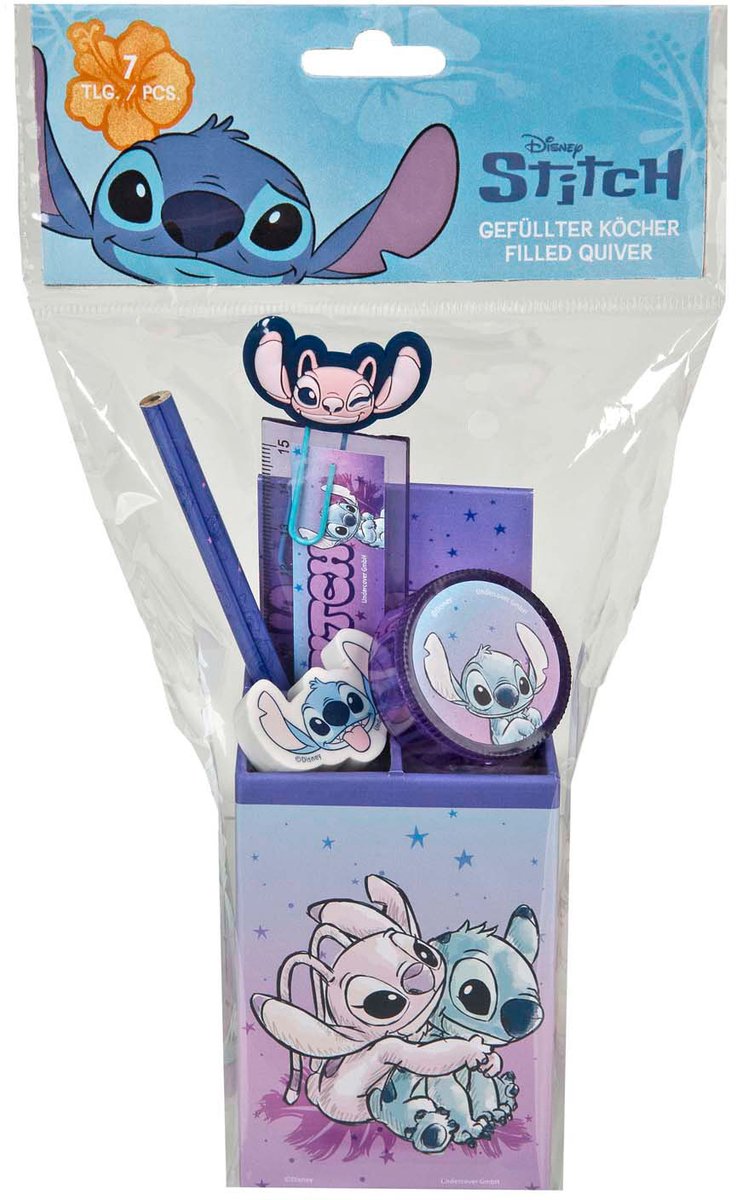 Afbeelding laden in galerijviewer, Lilo stitch stitch bureauset - 7dlg.