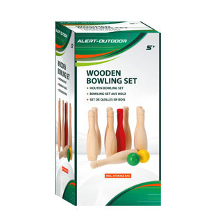 Chargez l'image dans la visionneuse de la galerie, Alert outdoor houten bowling set