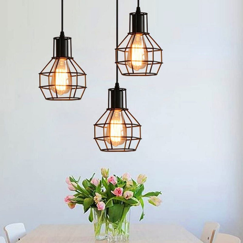 Load image into Gallery viewer, Homestyle pro mk021-b industriële hanglampen zwart metaal