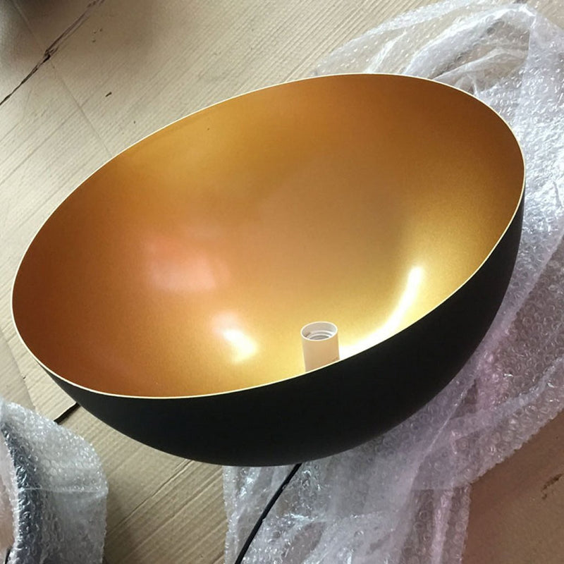 Load image into Gallery viewer, Homestyle pro mk108-gb industriële hanglamp 35x17.5 cm zwart goud metaal