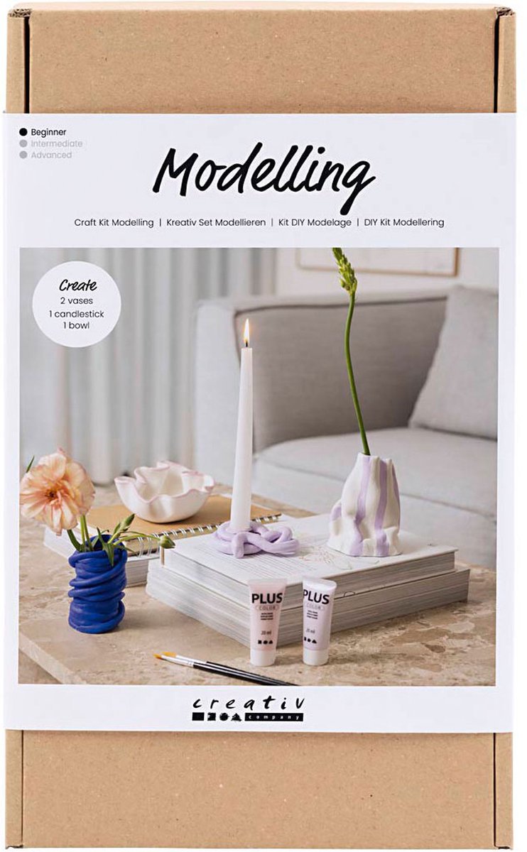 Laden Sie das Bild in Galerie -Viewer, Creativ company hobbyset boetseren potten en vazen