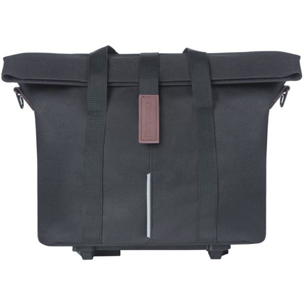 Load image into Gallery viewer, Basil fietshandtas city mik 8 - 11 liter 19 x 30 x 26 cm - zwart