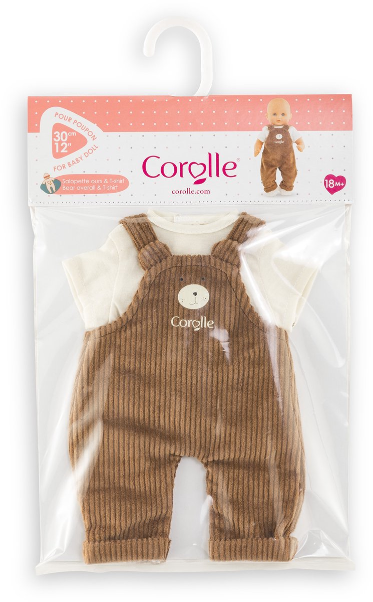 Afbeelding laden in galerijviewer, Corolle overall met t-shirt kleine ontdekker - 30cm