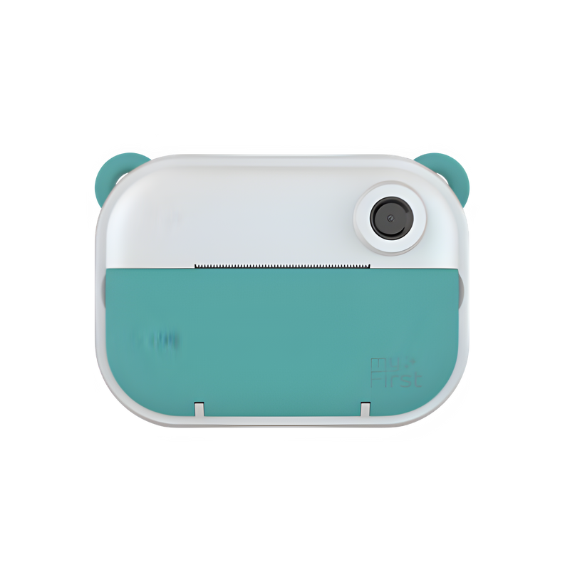 Load image into Gallery viewer, Myfirst camera insta wi blauwgroen + gratis wi thermal sticker kleur patroon