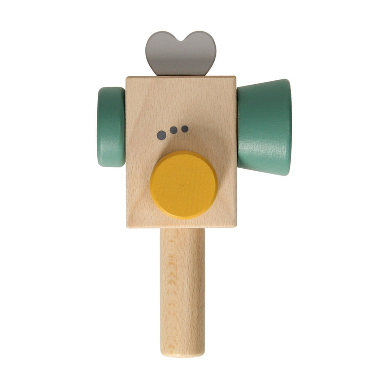 Load image into Gallery viewer, Houten videocamera - blauw