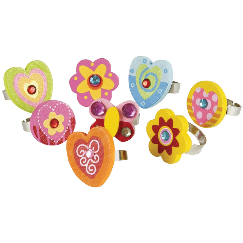 Load image into Gallery viewer, Fleurige houten ring