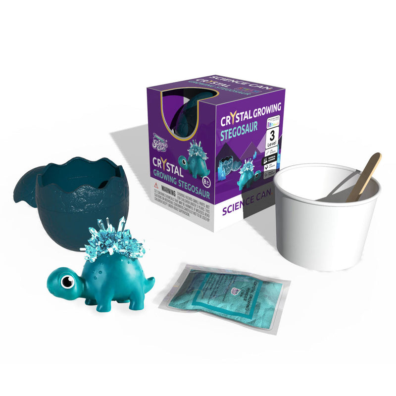 Cargue la imagen en el visor de la galería, Crystal Dinosaur Growing Kit Stegosaurus