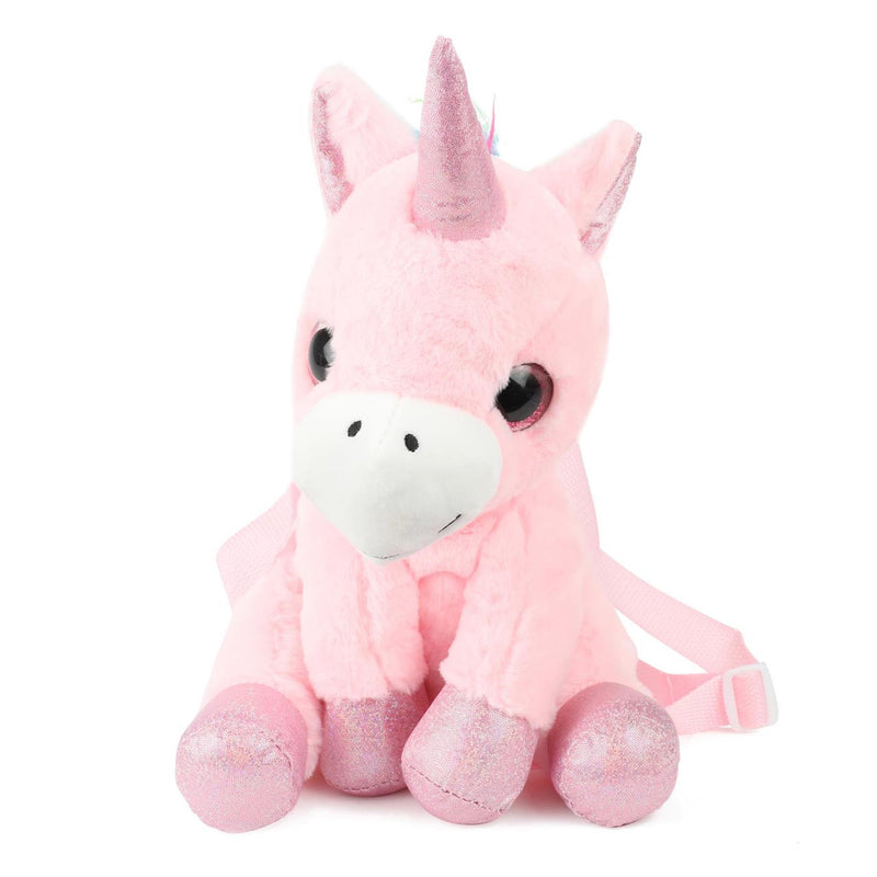 Afbeelding laden in galerijviewer, Toi-toys eenhoorn knuffel rugzak 30 cm