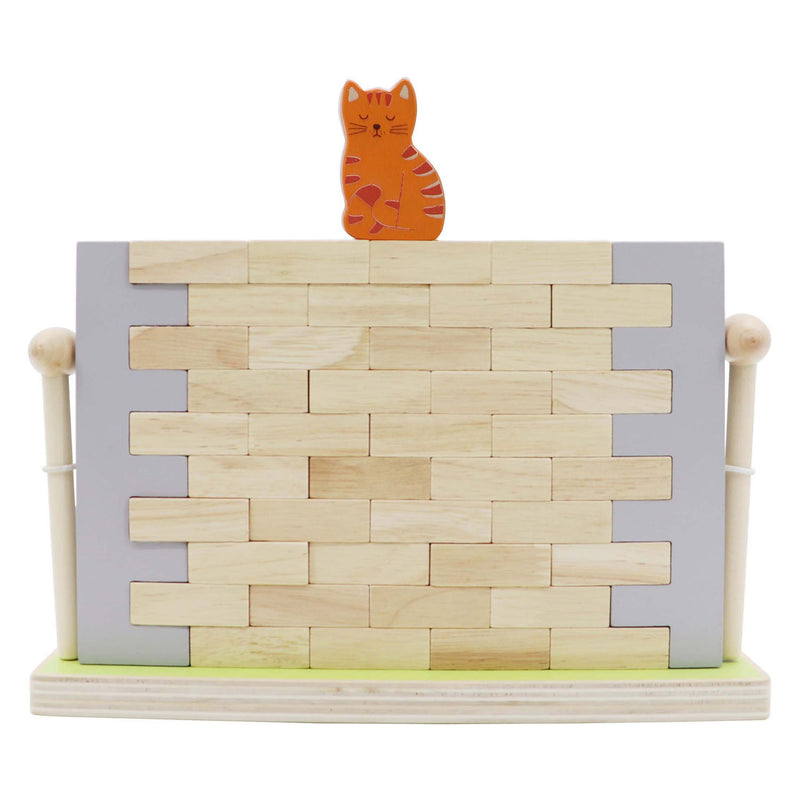 ギャラリービューアに画像をロードする, Houten blokken muur balansspel, 44dlg.