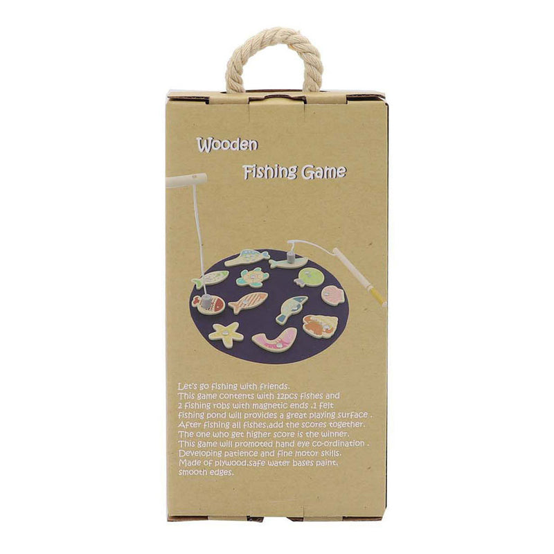 Cargue la imagen en el visor de la galería, Houten magnetisch visspel, 15dlg.