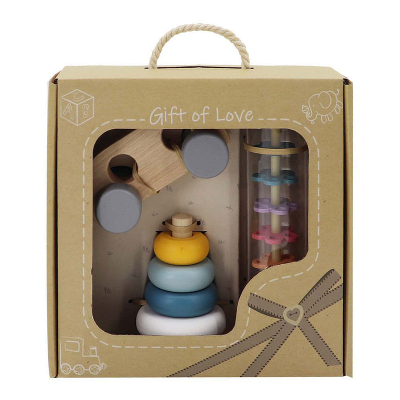 ギャラリービューアに画像をロードする, Houten babyspeelgoed speelset, set van 3