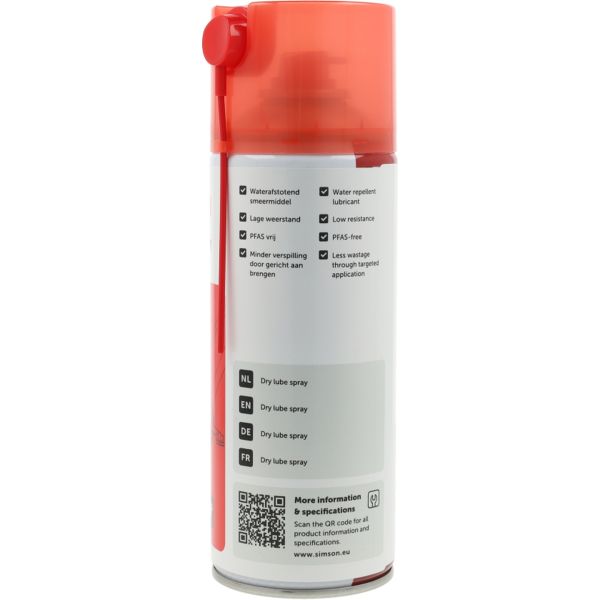 Afbeelding laden in galerijviewer, Simson dry lube spray 400ml (vervanger teflon ptfe)
