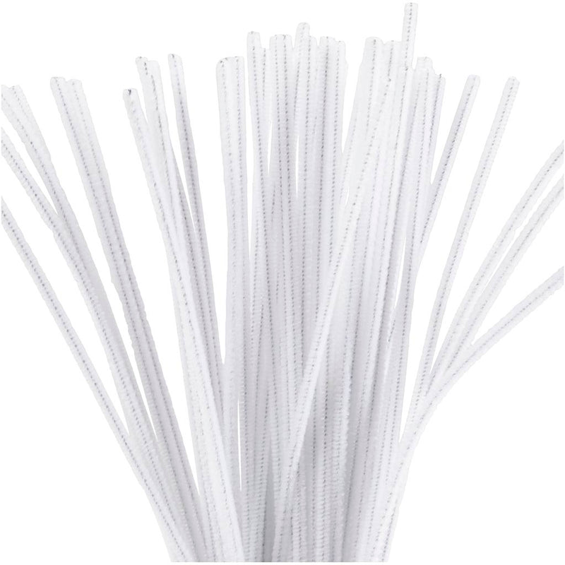 Laden Sie das Bild in Galerie -Viewer, Https: www.cchobby.nl chenille-l-30-cm-dikte-4-mm-wit-50-stuk-1-doos