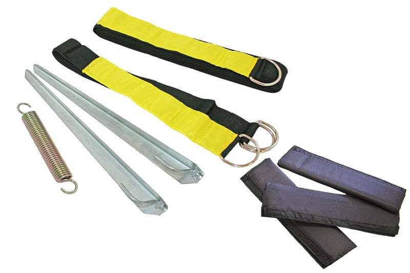 Chargez l'image dans la visionneuse de la galerie, Tentsafe plus stormband voor over de voortent met fluorescerende banddelen en beschermhoezen set