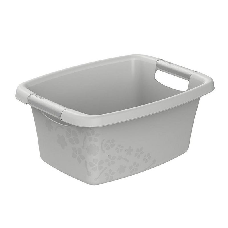 ギャラリービューアに画像をロードする, Rotho flowers wasmand 12l cool grey