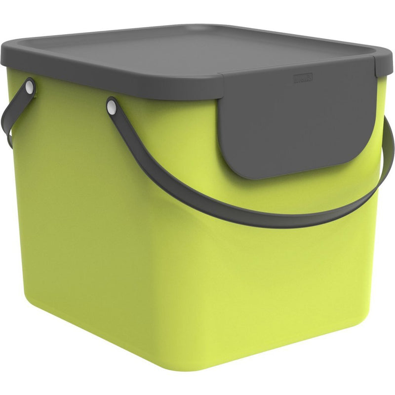 Cargue la imagen en el visor de la galería, Rotho albula afvalscheider 38.8x35.5x33.9 cm 40l lime groen